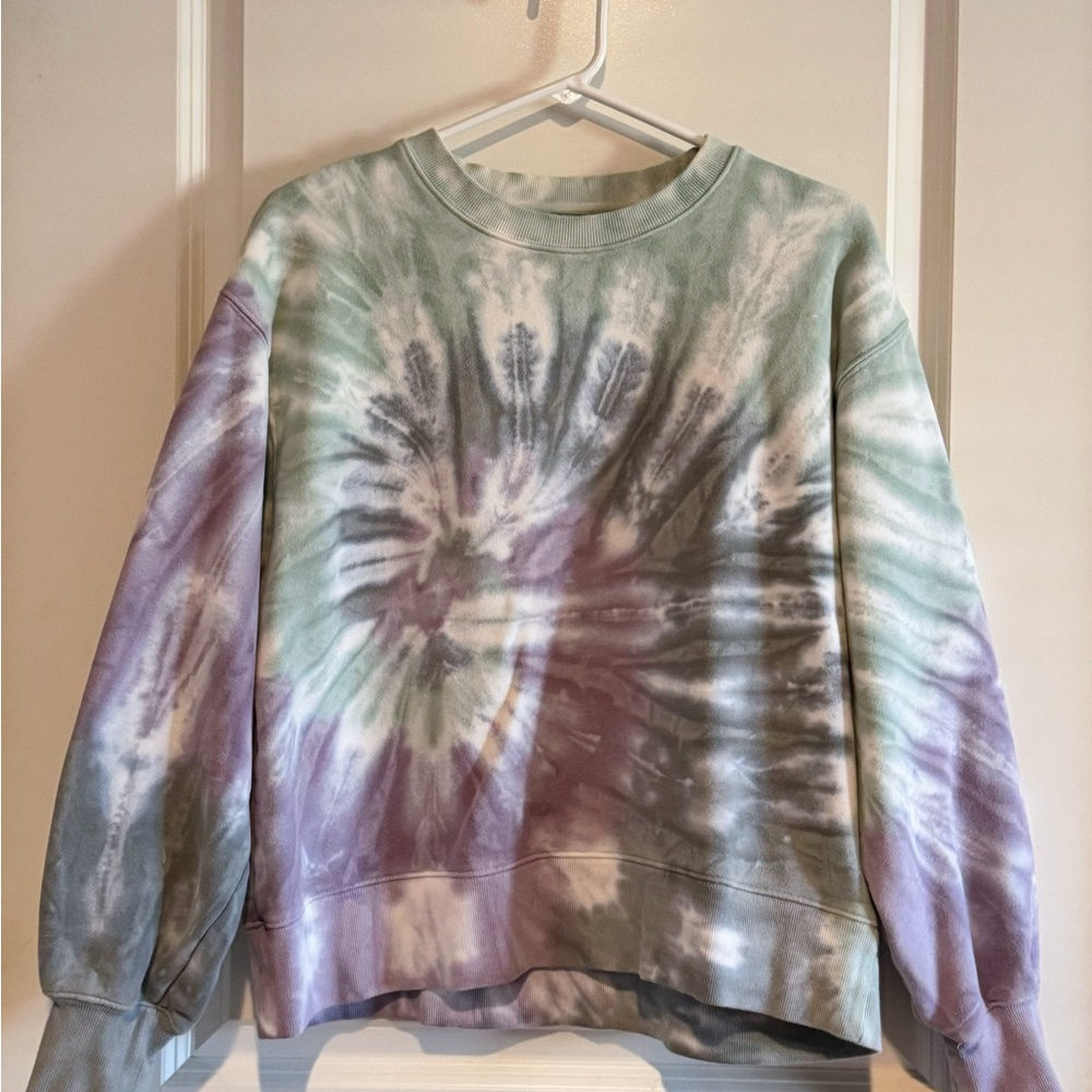 TNA Tie-Dye Crew Neck Sweater